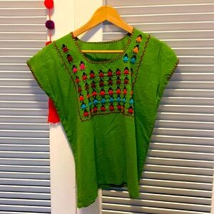 Embroidered Oaxacan Blouse